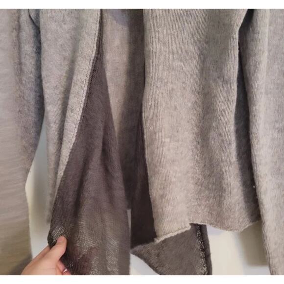 Featherlight Lambswool Blend Cardigan Horn Button Sweater Brown Large Nurture - Picture 5 of 8